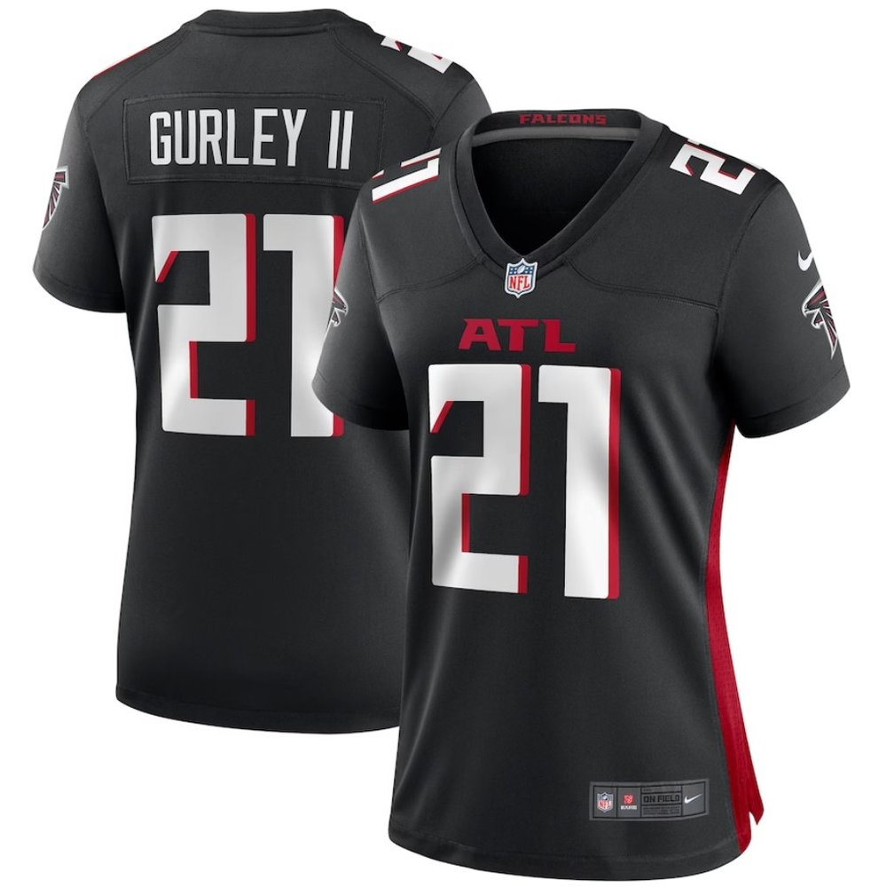 NWT XL Todd Gurley II Atlanta Falcons Nike Women's Player Game Jersey - Black
